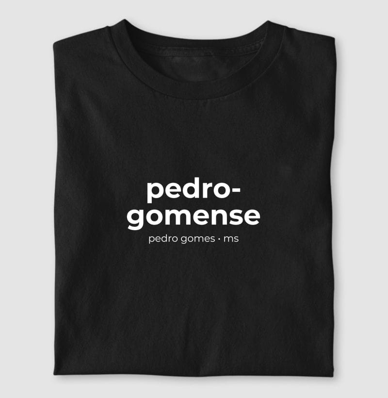 Camiseta Gentílico de Pedro Gomes