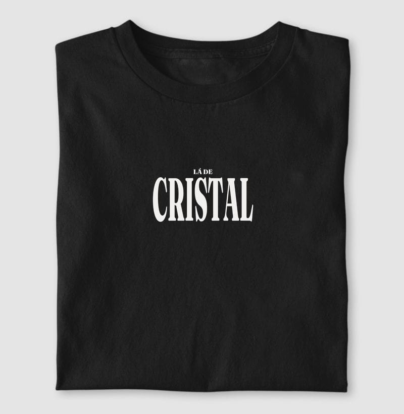 Camiseta Tipografia de Cristal