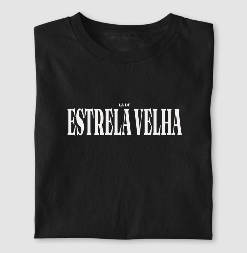 Camiseta Tipografia de Estrela Velha