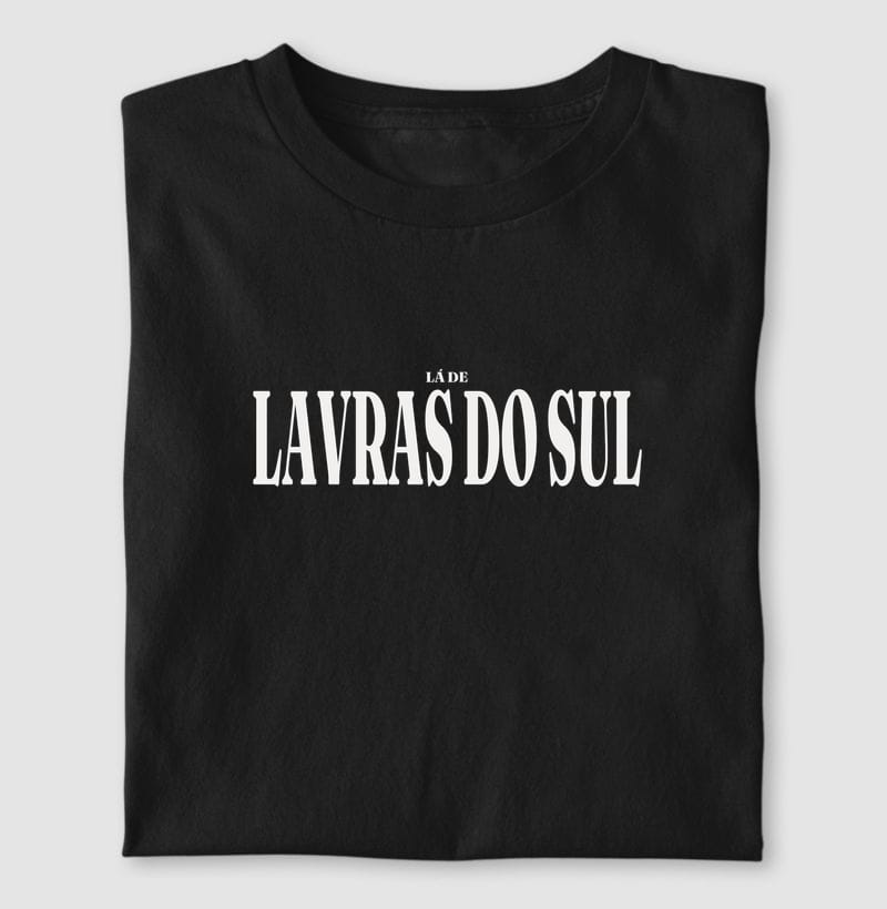 Camiseta Tipografia de Lavras do Sul