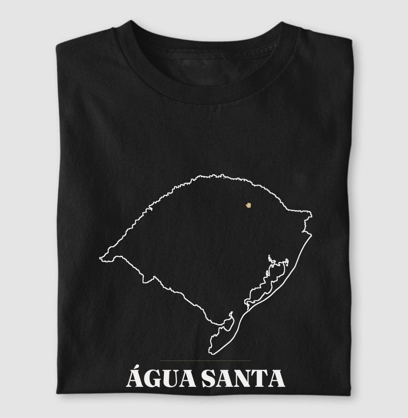Camiseta Traço de Água Santa