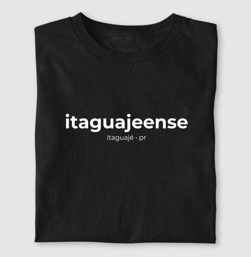 Camiseta Gentílico de Itaguajé