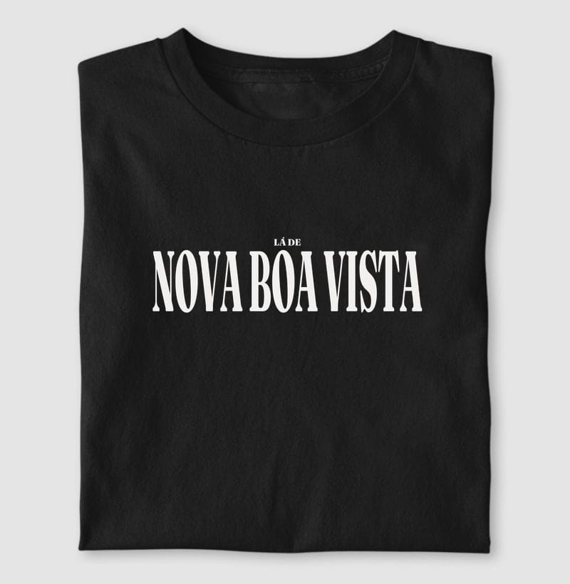 Camiseta Tipografia de Nova Boa Vista