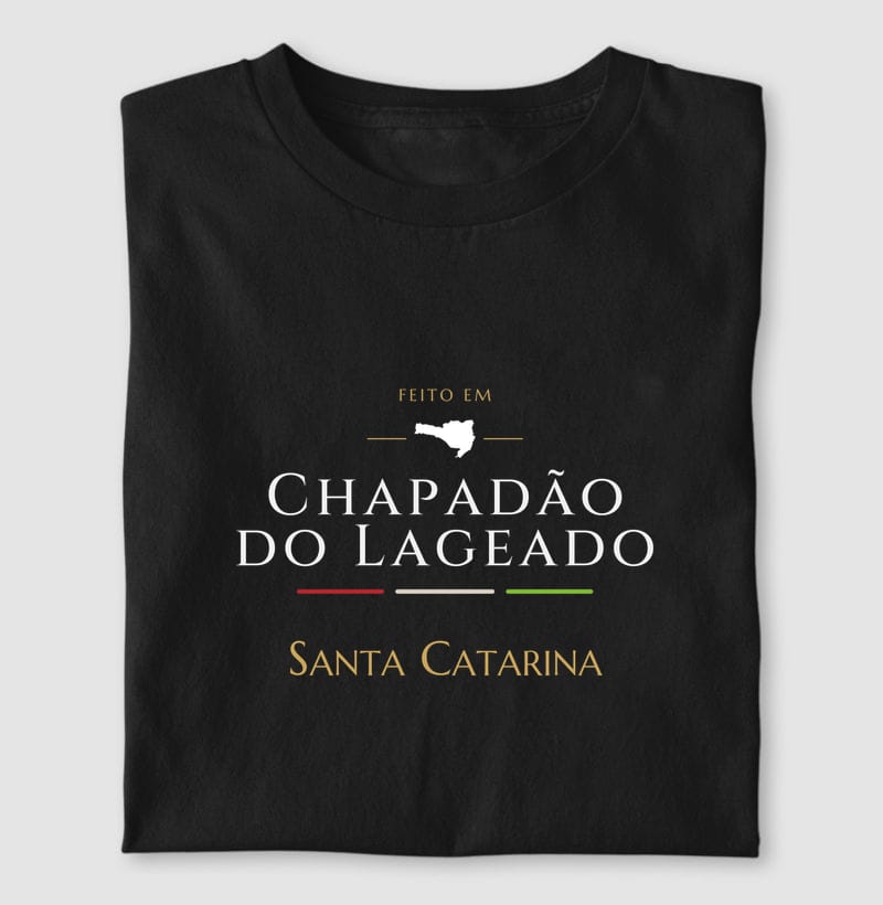 Camiseta Feito em de Chapadão do Lageado