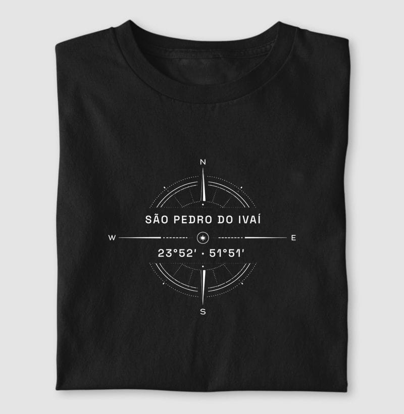 Camiseta Coordenadas de São Pedro do Ivaí