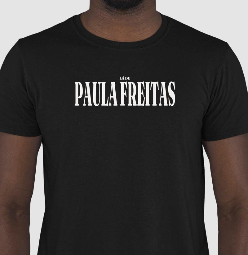 Camiseta Tipografia de Paula Freitas
