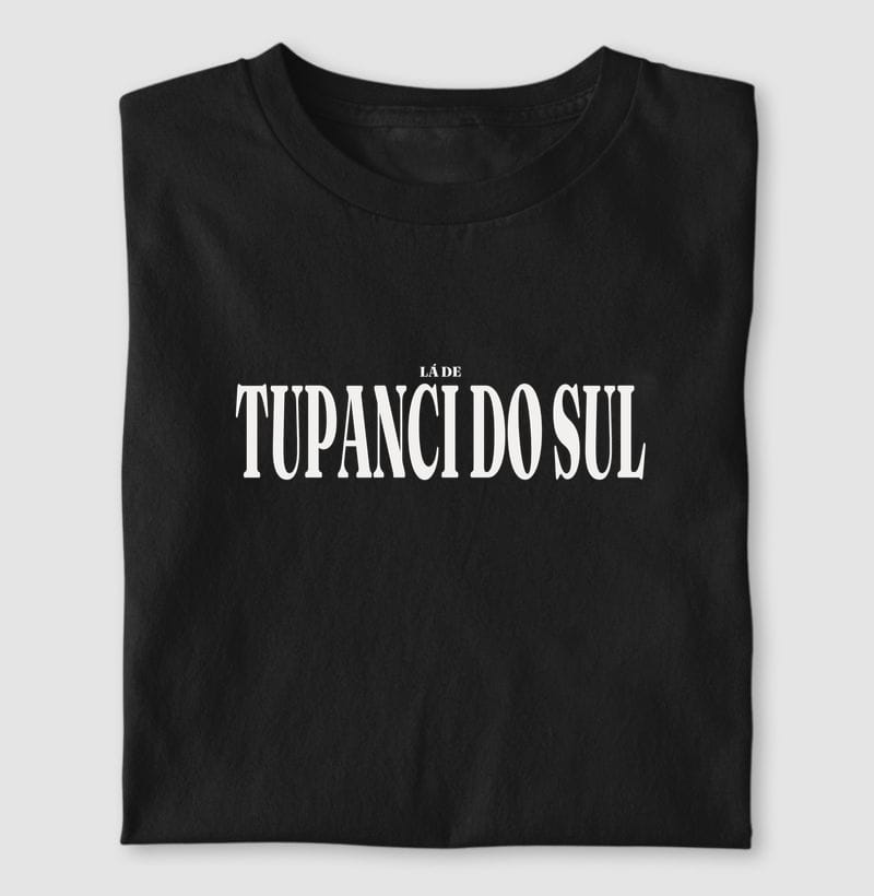 Camiseta Tipografia de Tupanci do Sul