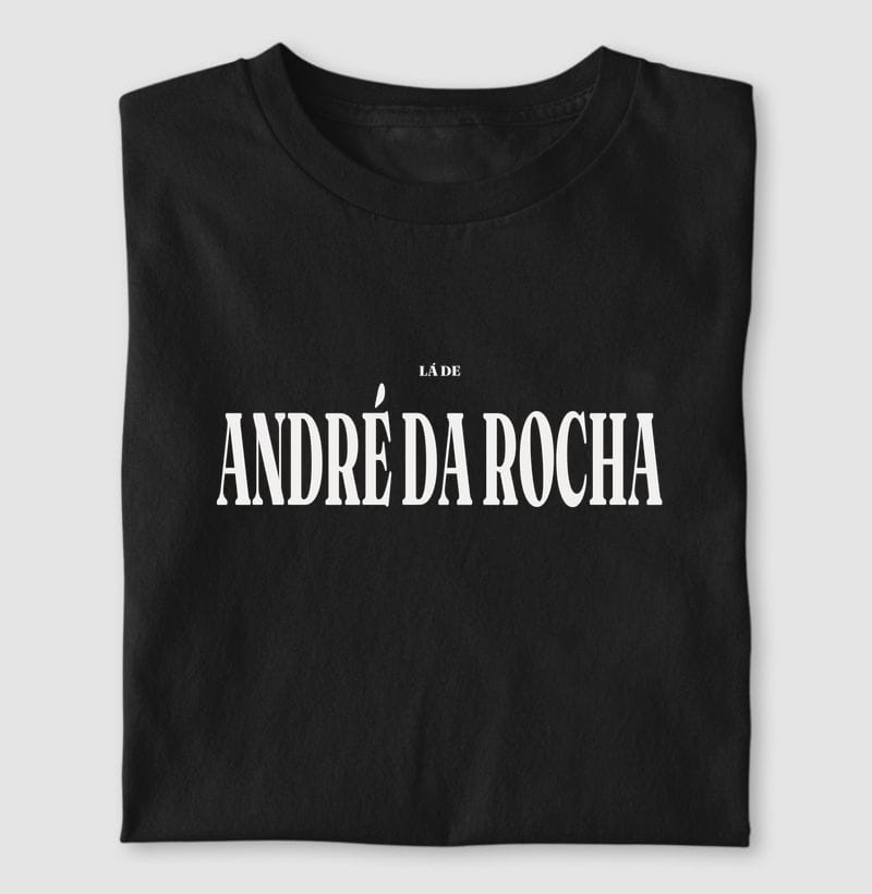 Camiseta Tipografia de André da Rocha