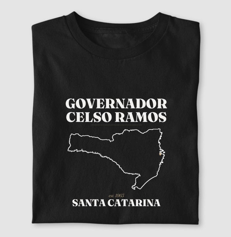 Camiseta Legado de Governador Celso Ramos