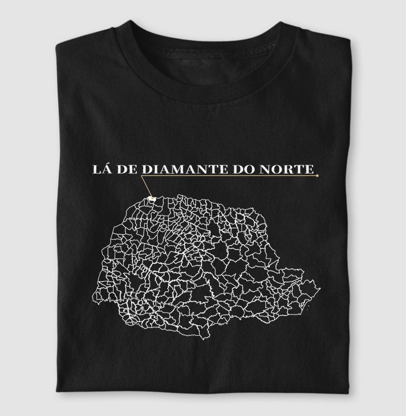 Camiseta Ponto de Origem de Diamante do Norte