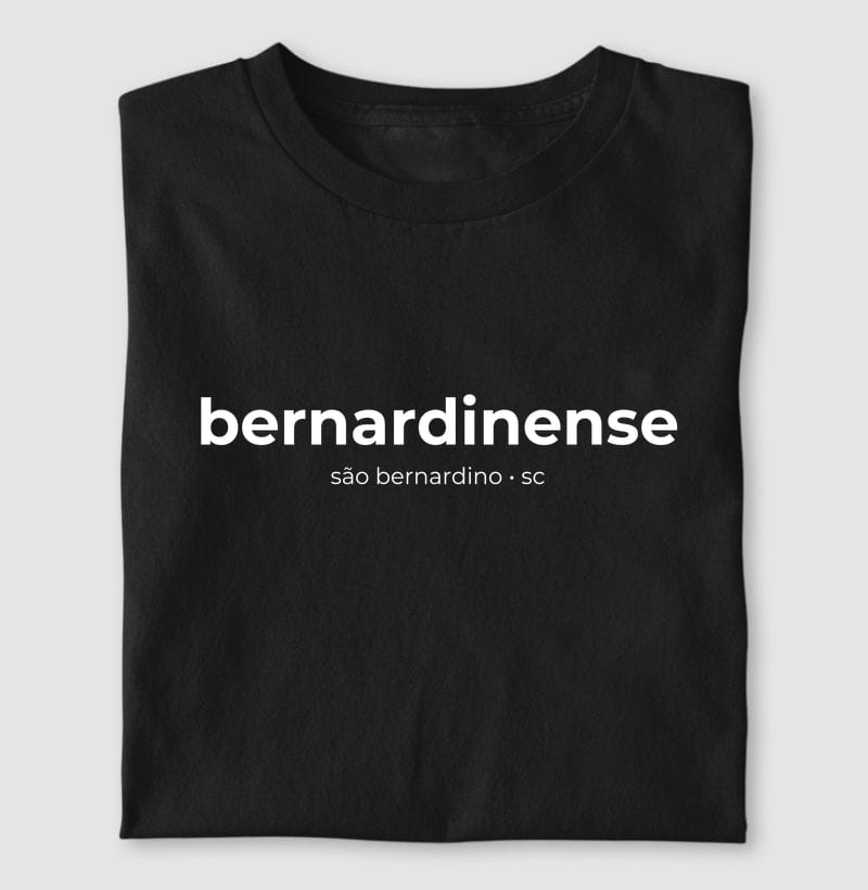 Camiseta Gentílico de São Bernardino