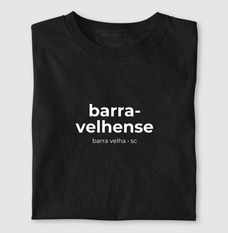 Camiseta Gentílico de Barra Velha