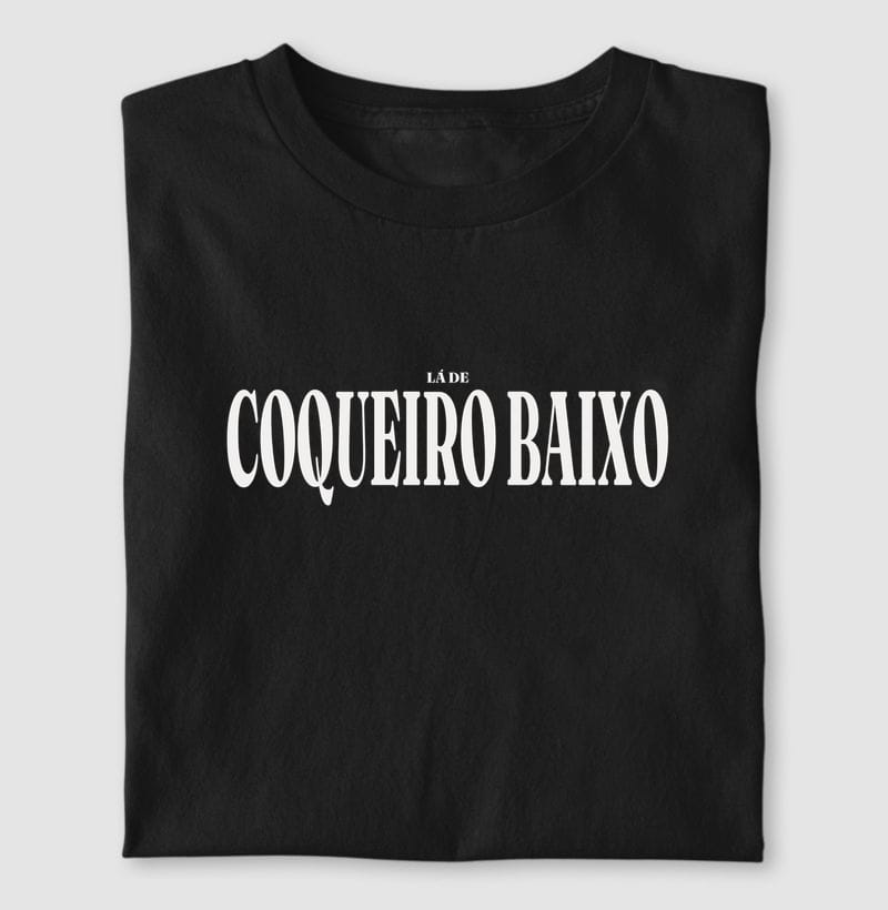 Camiseta Tipografia de Coqueiro Baixo
