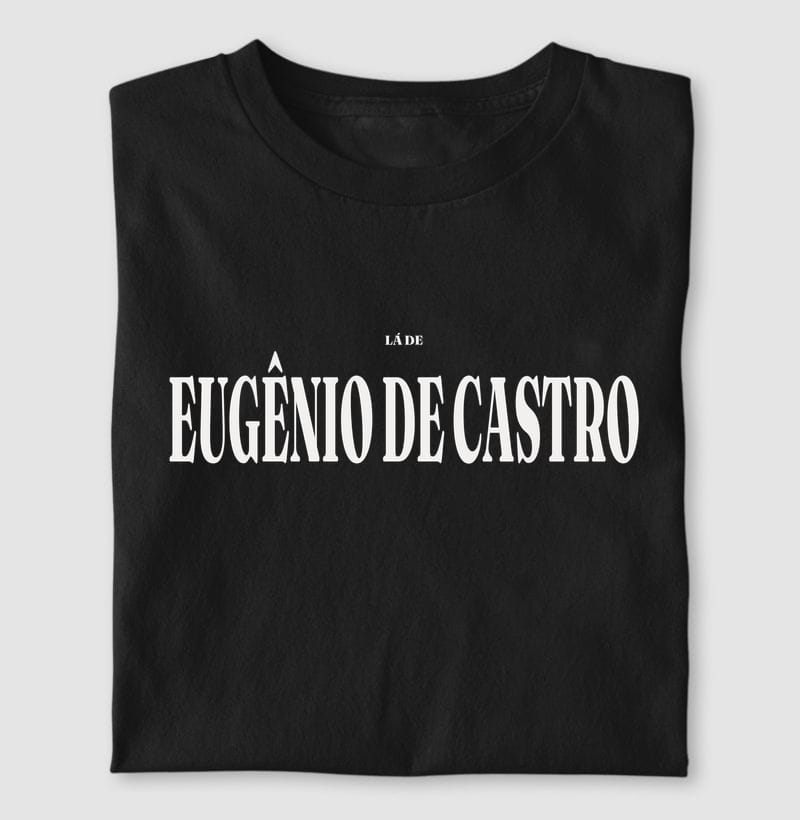 Camiseta Tipografia de Eugênio de Castro