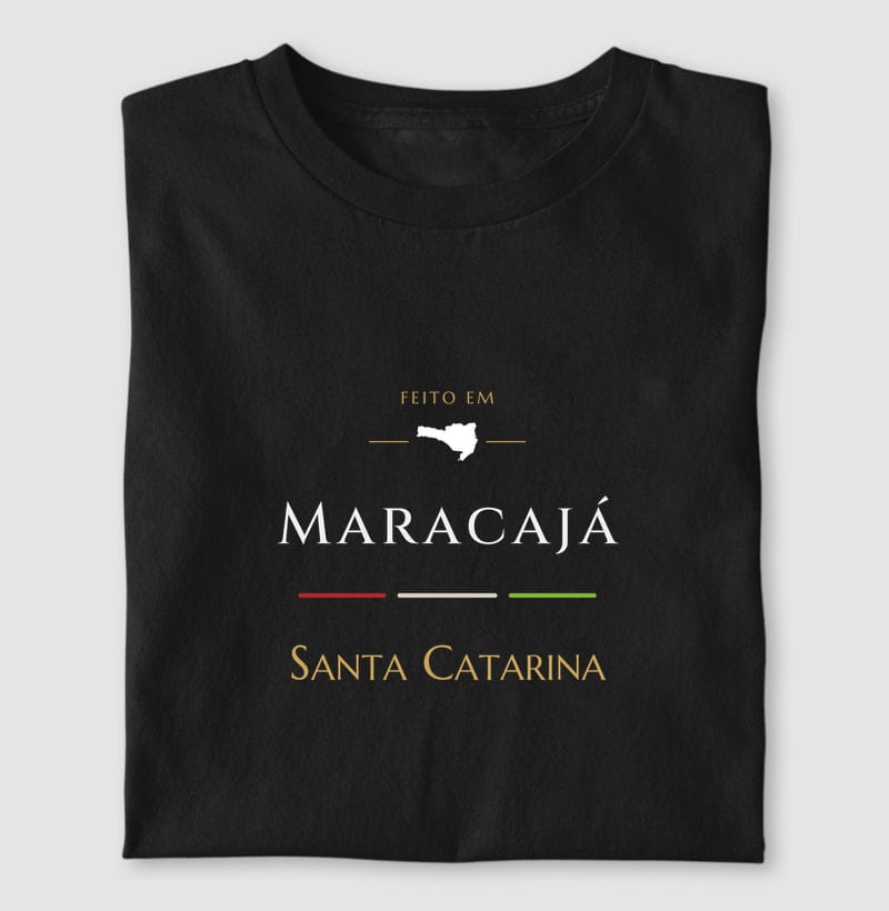 Camiseta Feito em de Maracajá