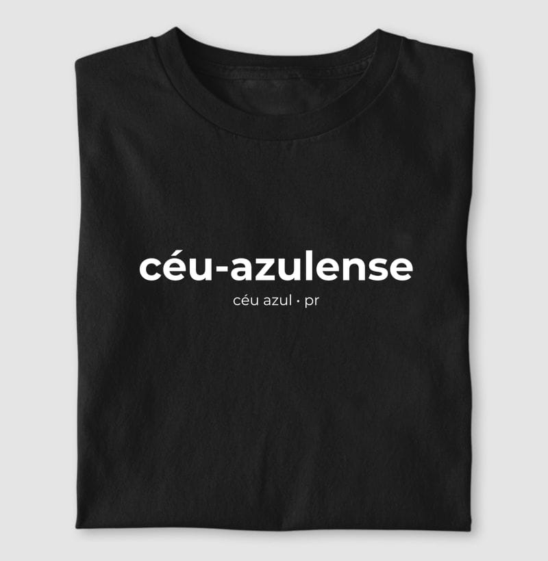Camiseta Gentílico de Céu Azul