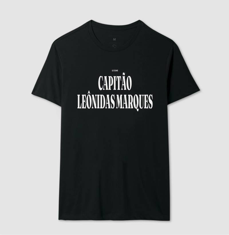 Camiseta Tipografia de Capitão Leônidas Marques