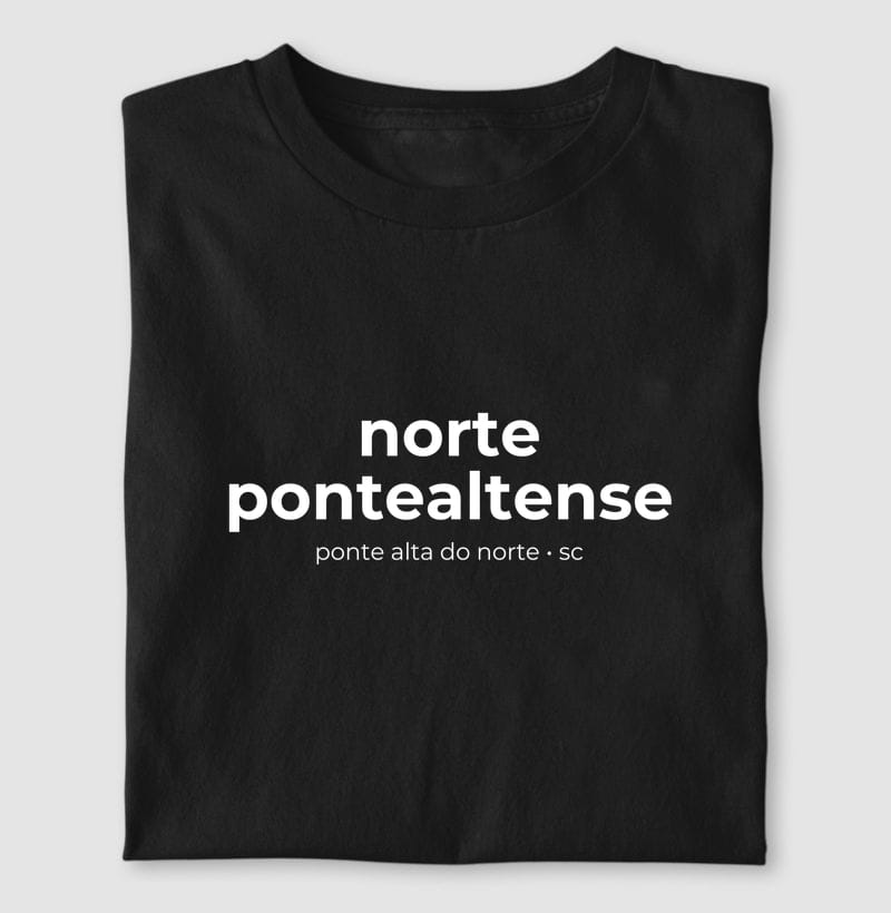 Camiseta Gentílico de Ponte Alta do Norte