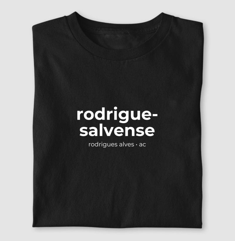 Camiseta Gentílico de Rodrigues Alves