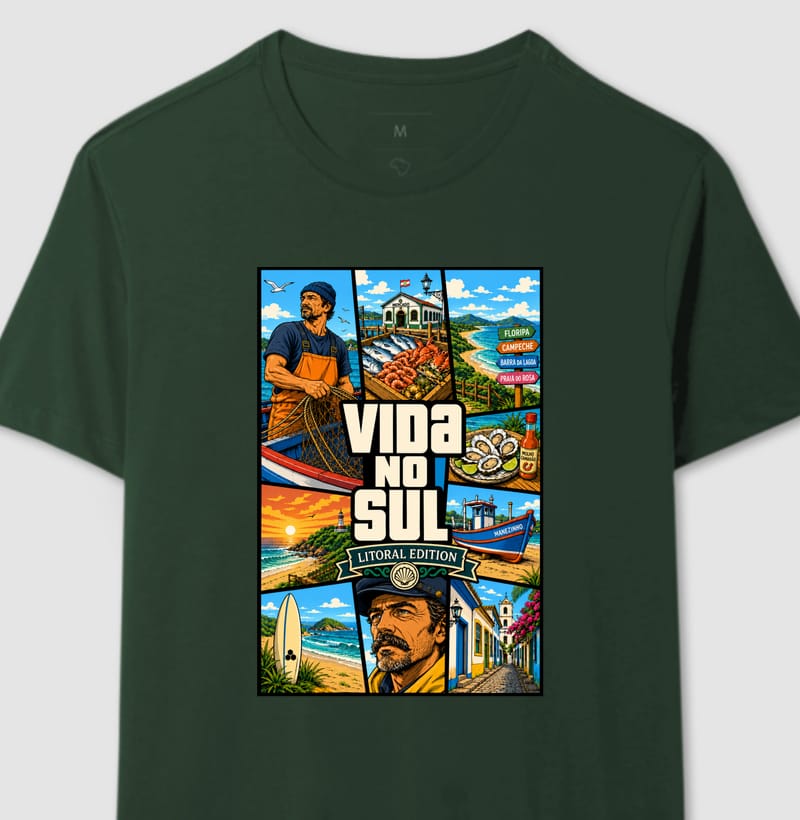 Vida no Sul — Litoral Edition, Colagem de cenas do litoral