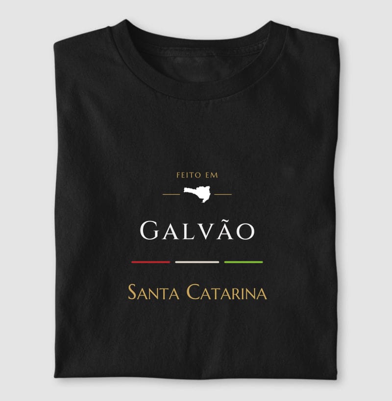 Camiseta Feito em de Galvão
