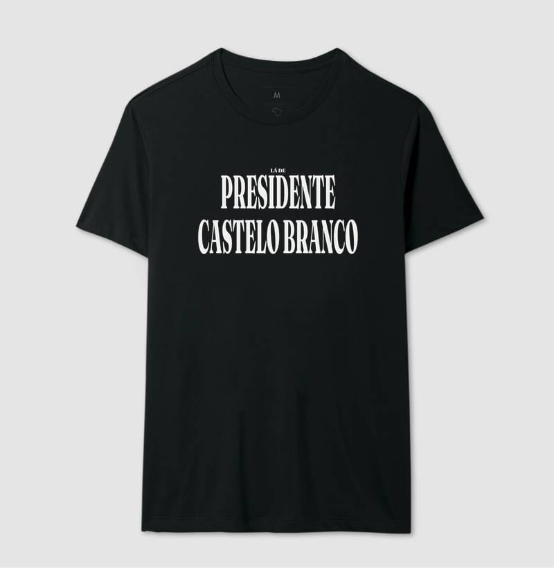 Camiseta Tipografia de Presidente Castelo Branco