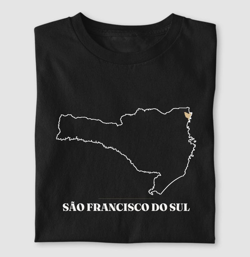 Camiseta Traço de São Francisco do Sul