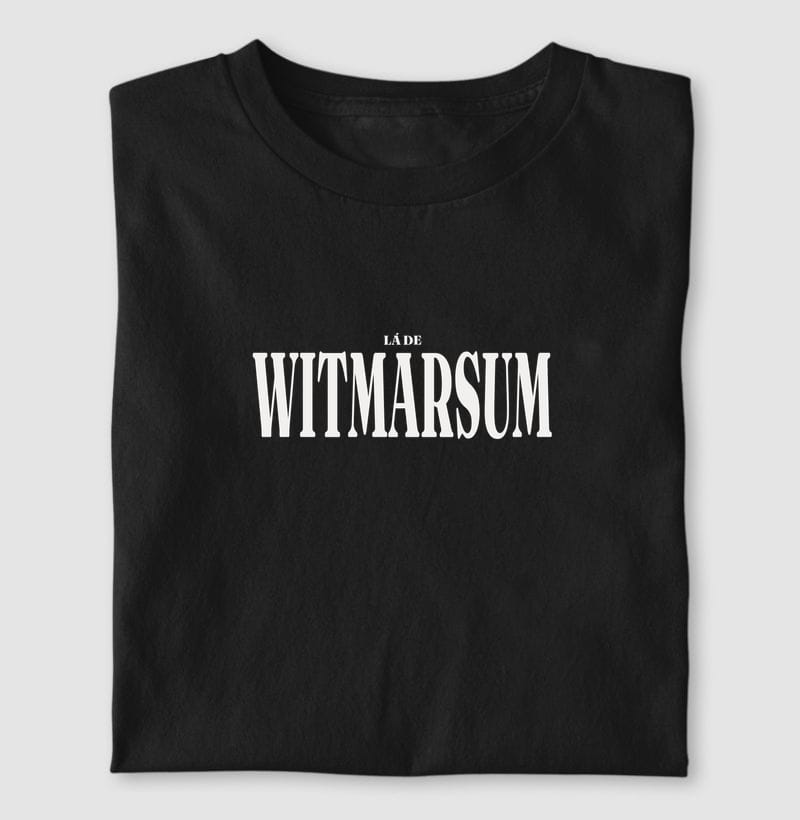 Camiseta Tipografia de Witmarsum