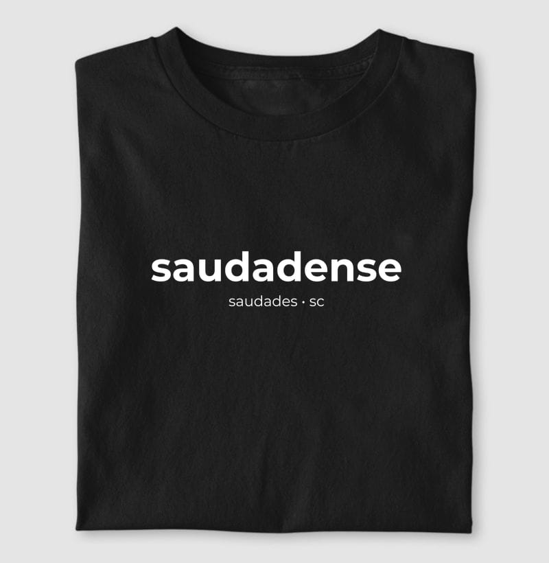 Camiseta Gentílico de Saudades