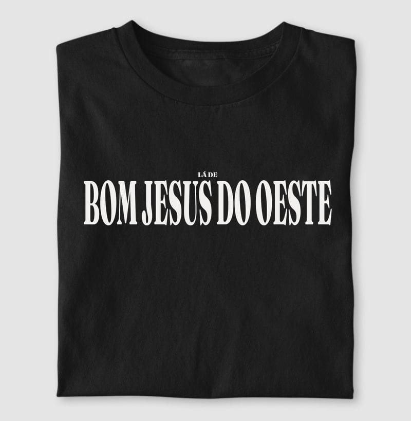 Camiseta Tipografia de Bom Jesus do Oeste