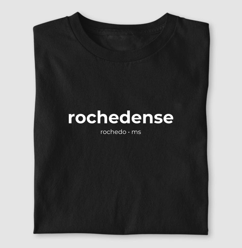 Camiseta Gentílico de Rochedo