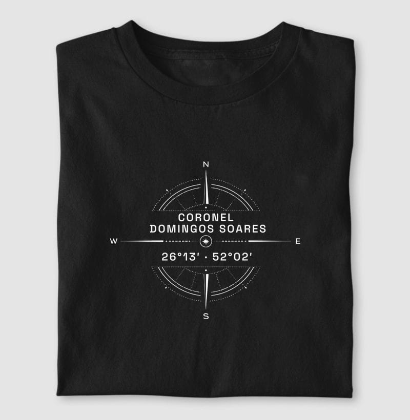Camiseta Coordenadas de Coronel Domingos Soares