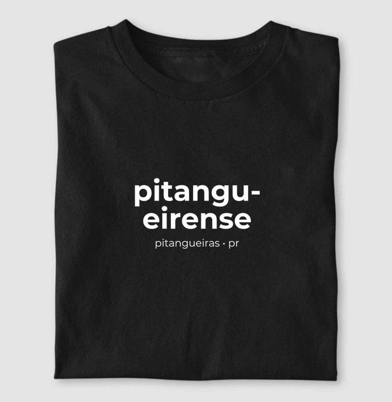 Camiseta Gentílico de Pitangueiras