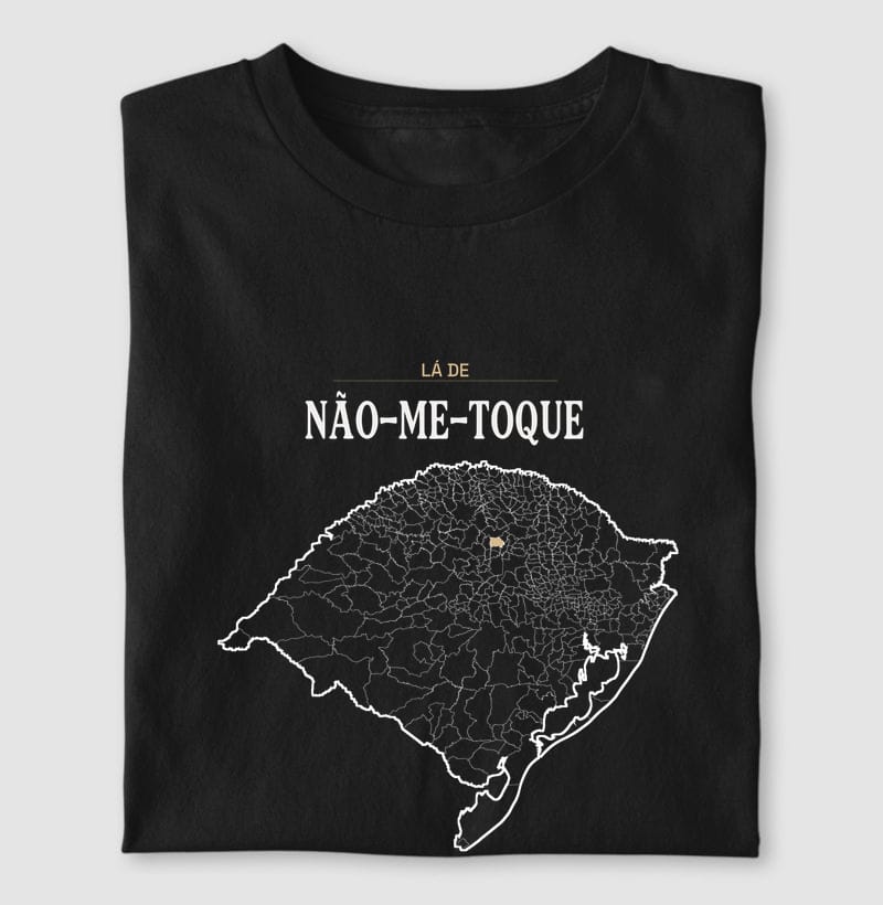 Camiseta Território de Não-Me-Toque