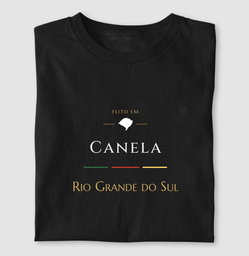 Camiseta Feito em de Canela