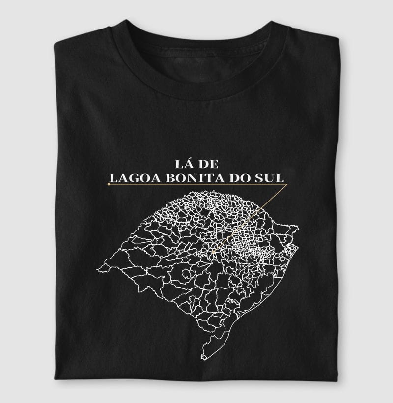 Camiseta Ponto de Origem de Lagoa Bonita do Sul