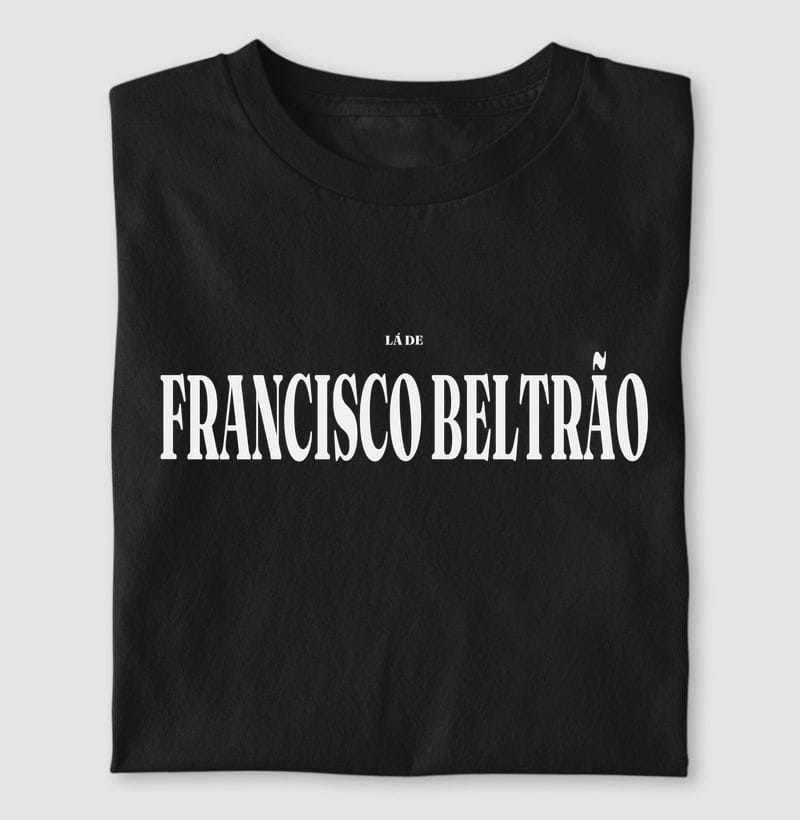 Camiseta Tipografia de Francisco Beltrão
