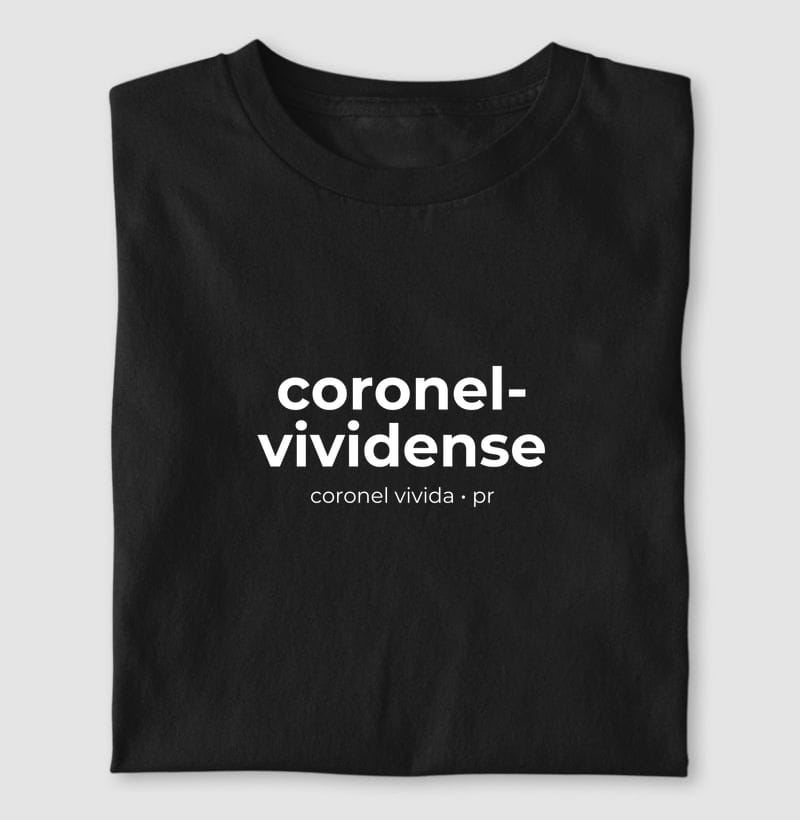Camiseta Gentílico de Coronel Vivida