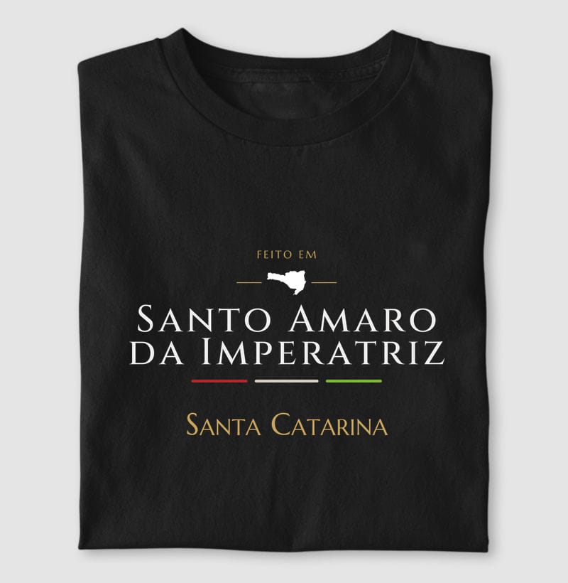 Camiseta Feito em de Santo Amaro da Imperatriz