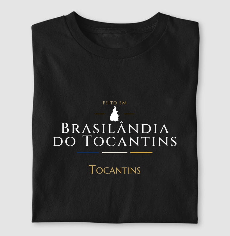 Camiseta Feito em de Brasilândia do Tocantins