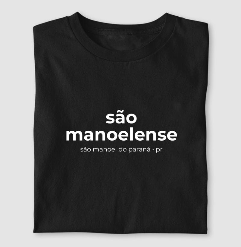 Camiseta Gentílico de São Manoel do Paraná