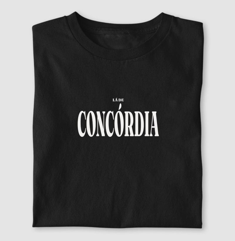Camiseta Tipografia de Concórdia