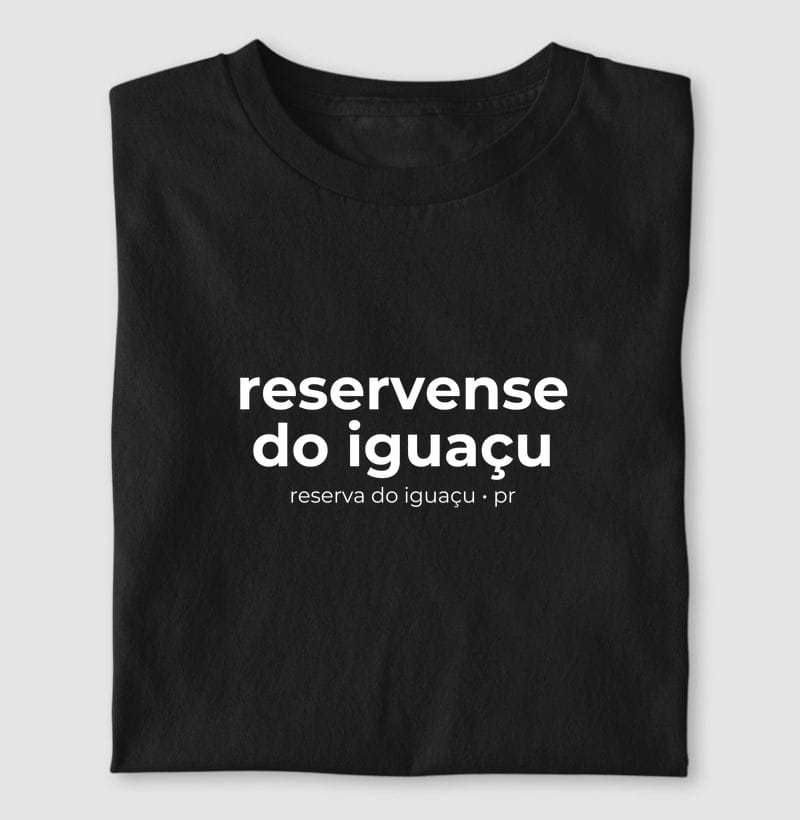 Camiseta Gentílico de Reserva do Iguaçu