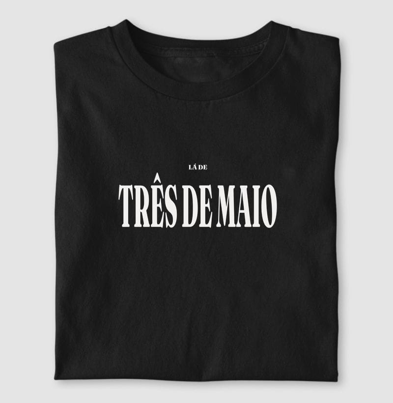 Camiseta Tipografia de Três de Maio
