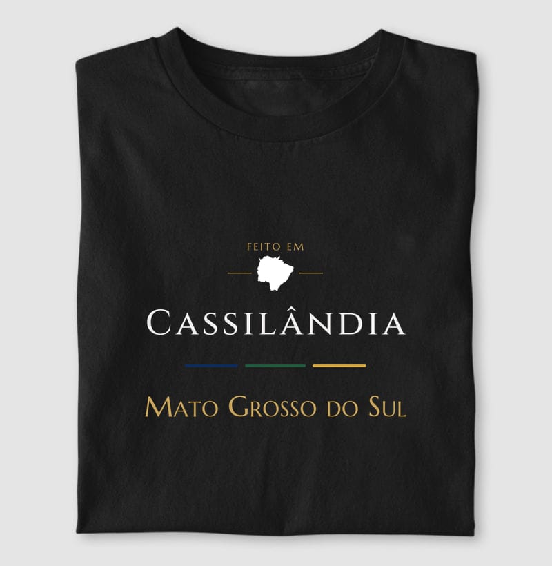 Camiseta Feito em de Cassilândia