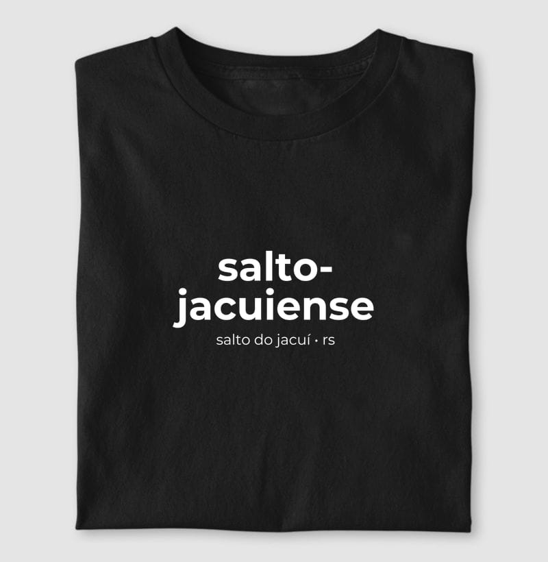 Camiseta Gentílico de Salto do Jacuí