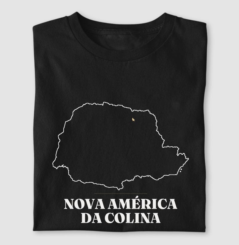 Camiseta Traço de Nova América da Colina