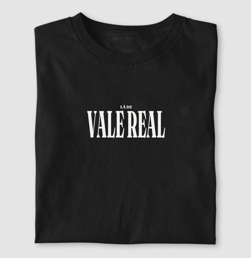 Camiseta Tipografia de Vale Real