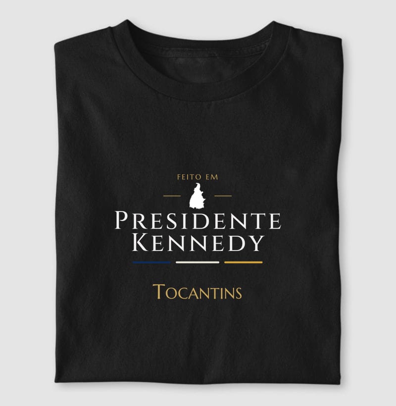 Camiseta Feito em de Presidente Kennedy
