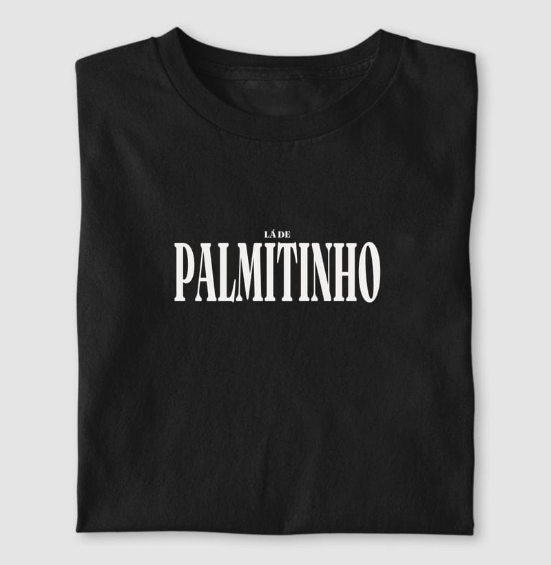 Camiseta Tipografia de Palmitinho